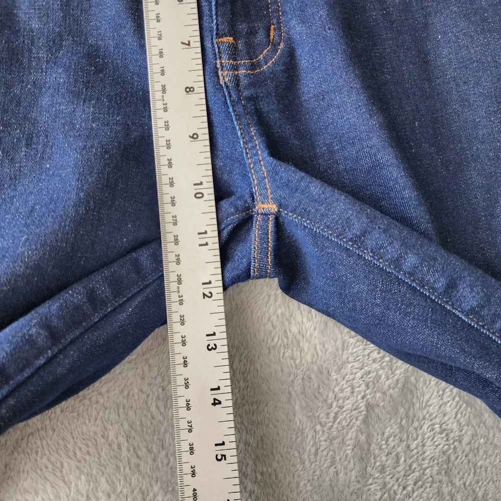 Madewell Jeans Womens Size 27 Petite Flare Curvy Stretch Dark Blue Wash 27P - Picture 12 of 14